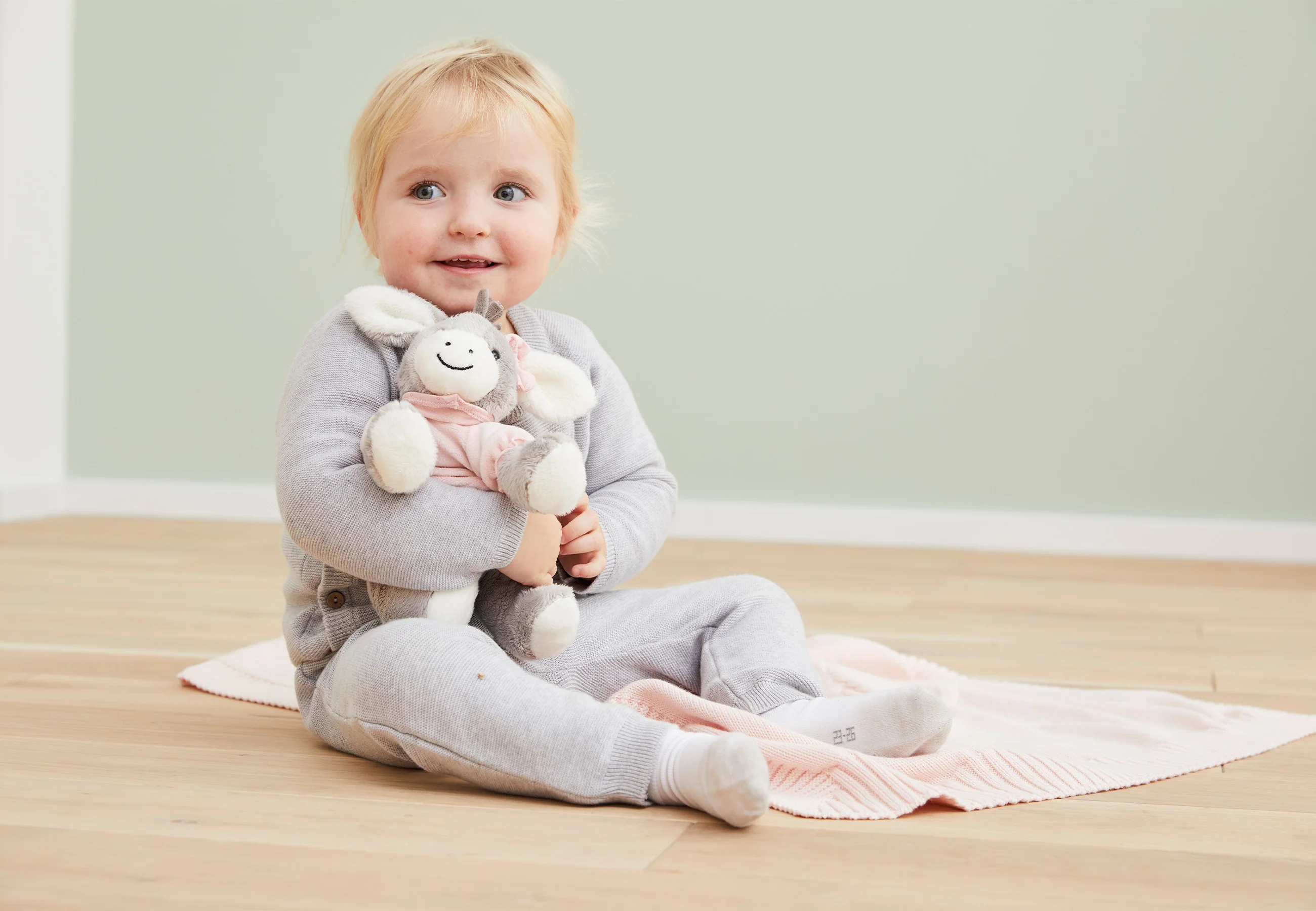 Spieluhr mittel, Esel Emmi Girl, 20cm