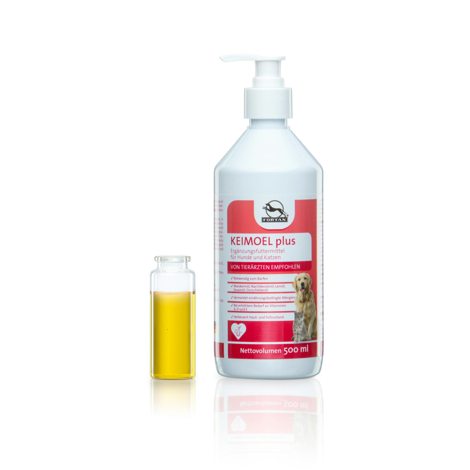 Fortan Ergänzungsfutter & Aufzucht Fortan Keimöl plus mit Gamma-Linolen 500 ml