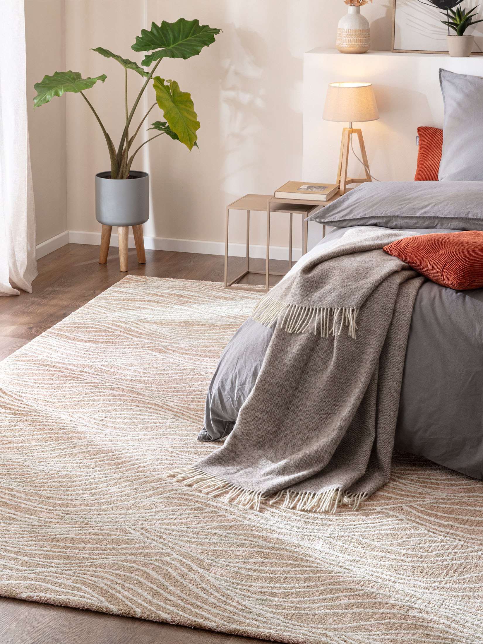 Torsmo Moderner Teppich, Beige