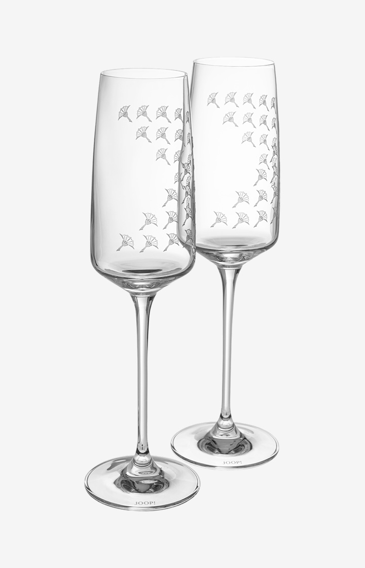 Champagnerglas Faded Cornflower - 2er Set - im JOOP!