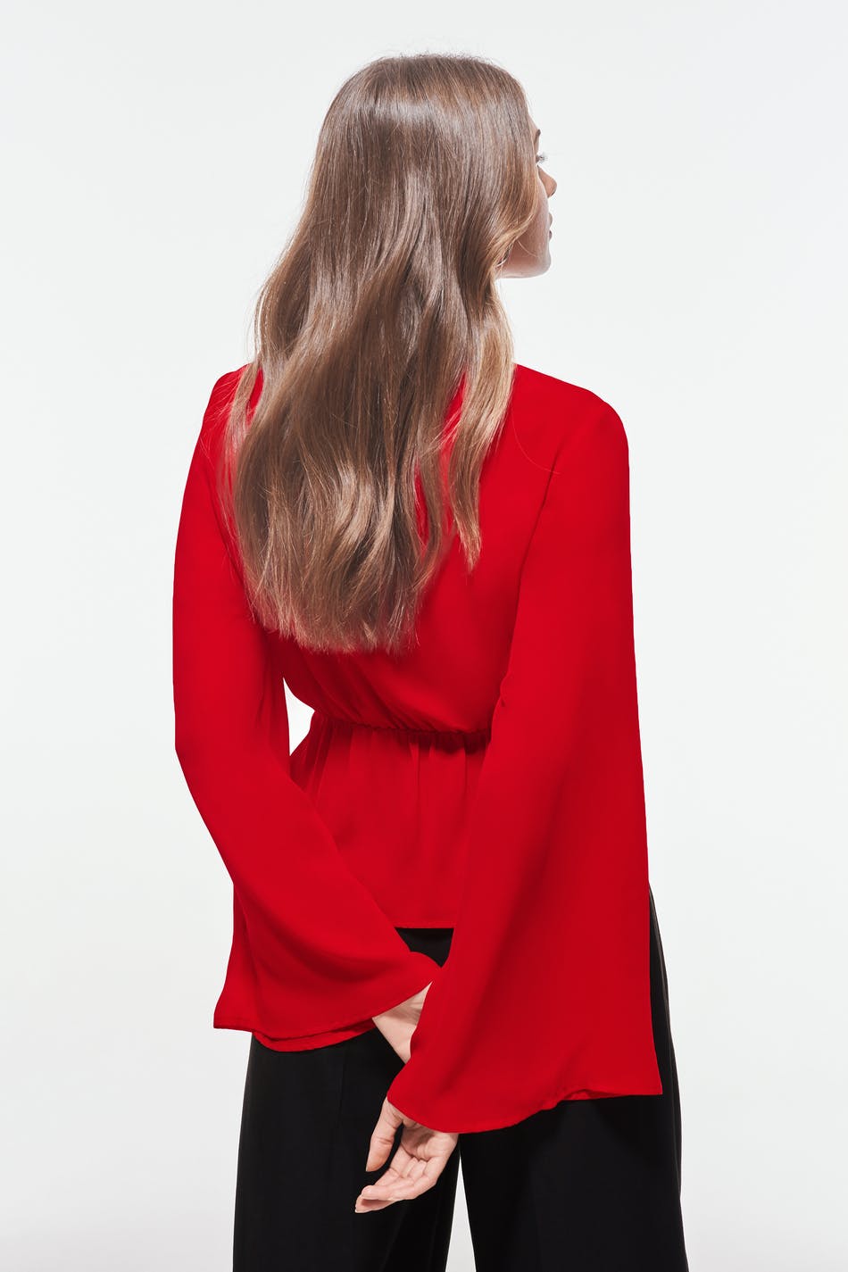 Lizzie tie front blouse