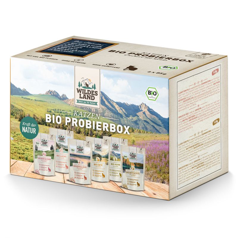 Probierpaket Wildes Land Bio 6 x 85 g zu TOP-Preisen | bitiba %