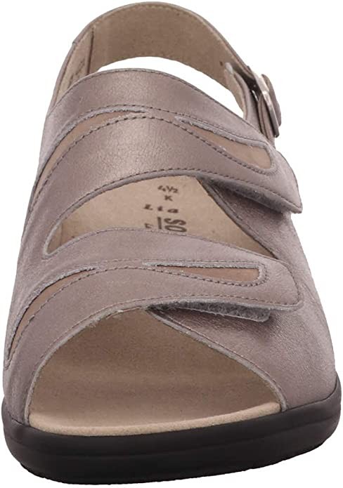 SOLIDUS Klassische Sandalen taupe Lia fango