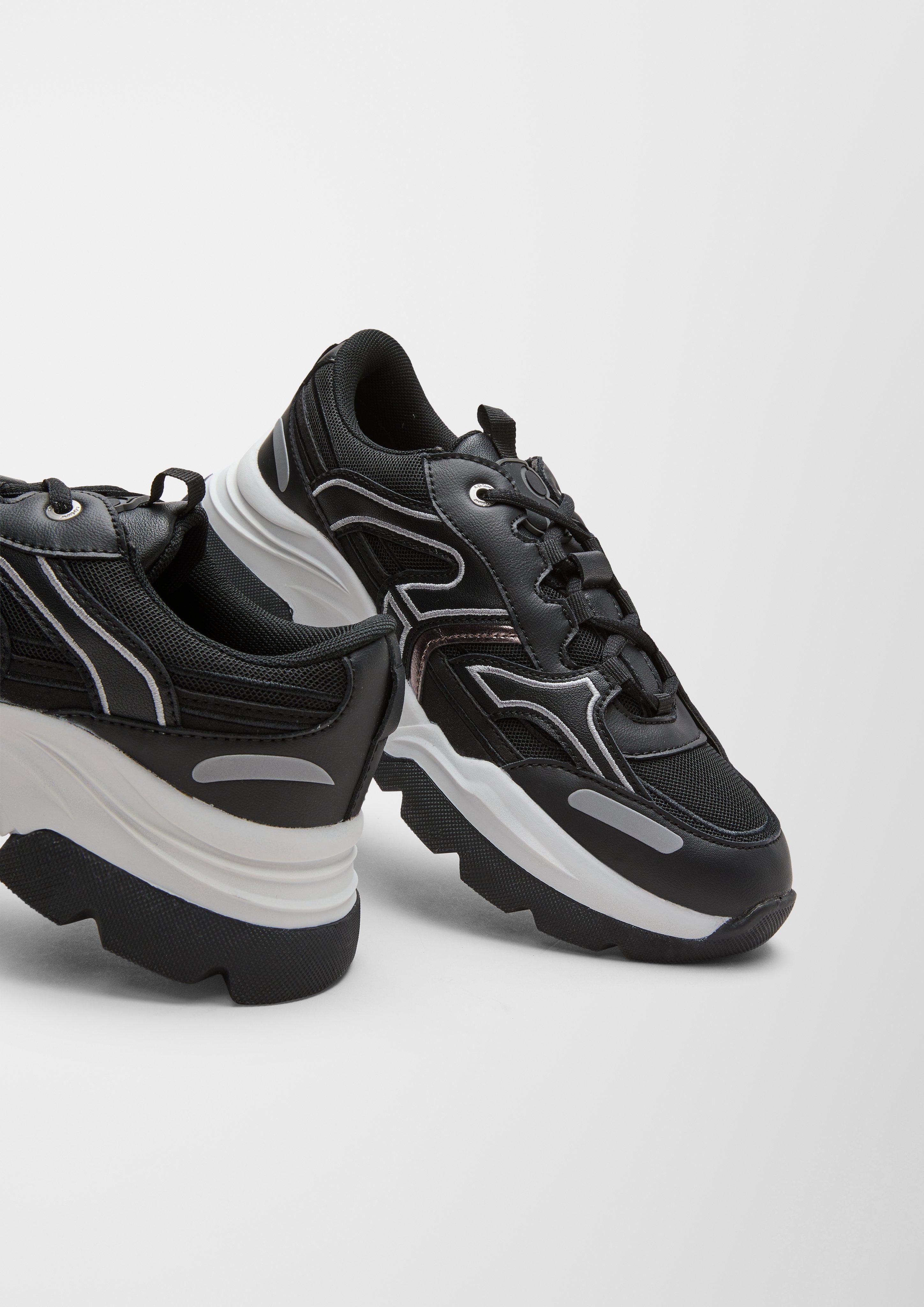 Chunky Sneaker im Materialmix  6006531-001