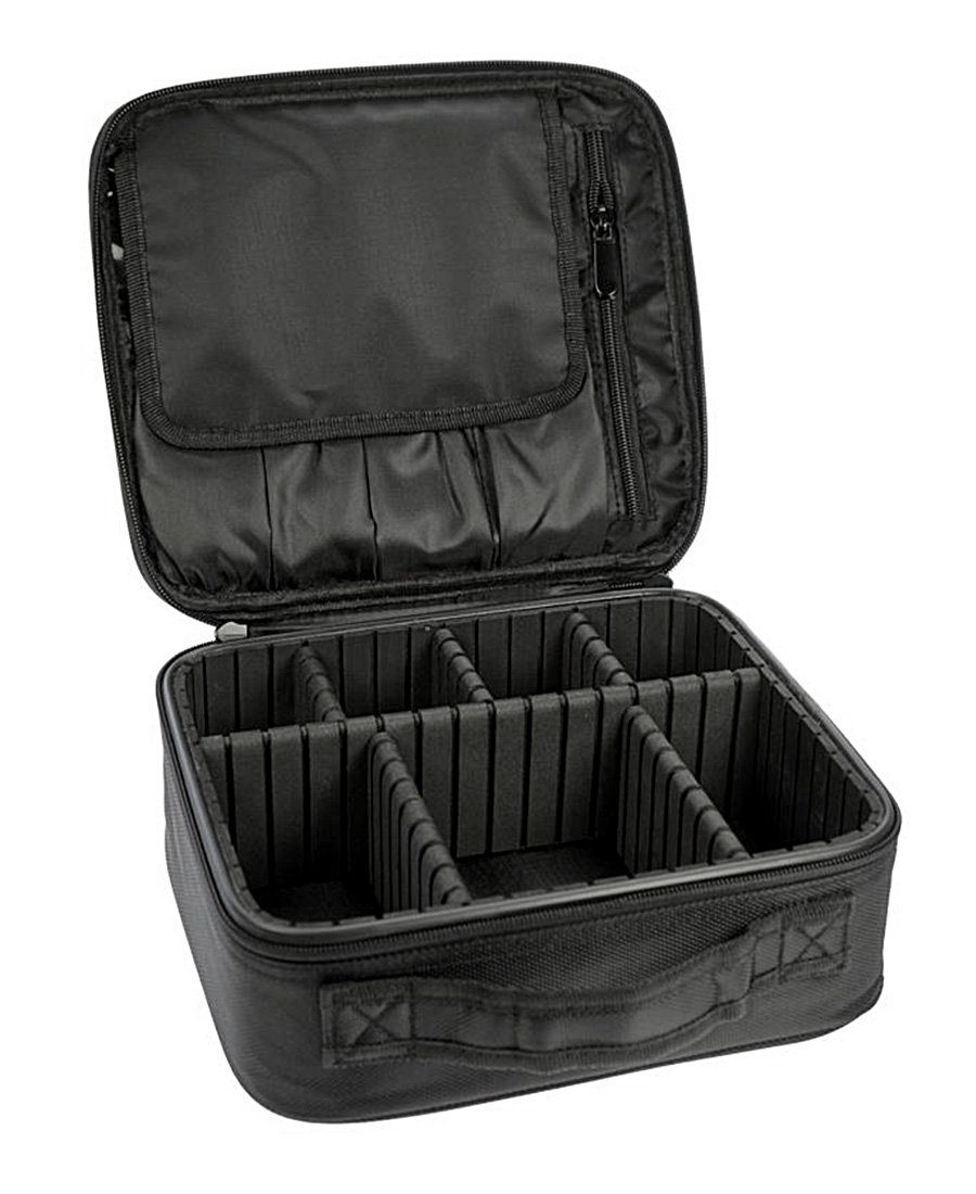 Koskaderm Kosmetikkoffer Beauty Koffer Tool Case schwarz mit Organizer-Einteilungen verstellbar