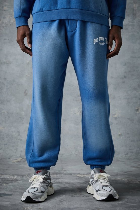 Man Active One More Rep Jogginghose mit Vintage-Waschung