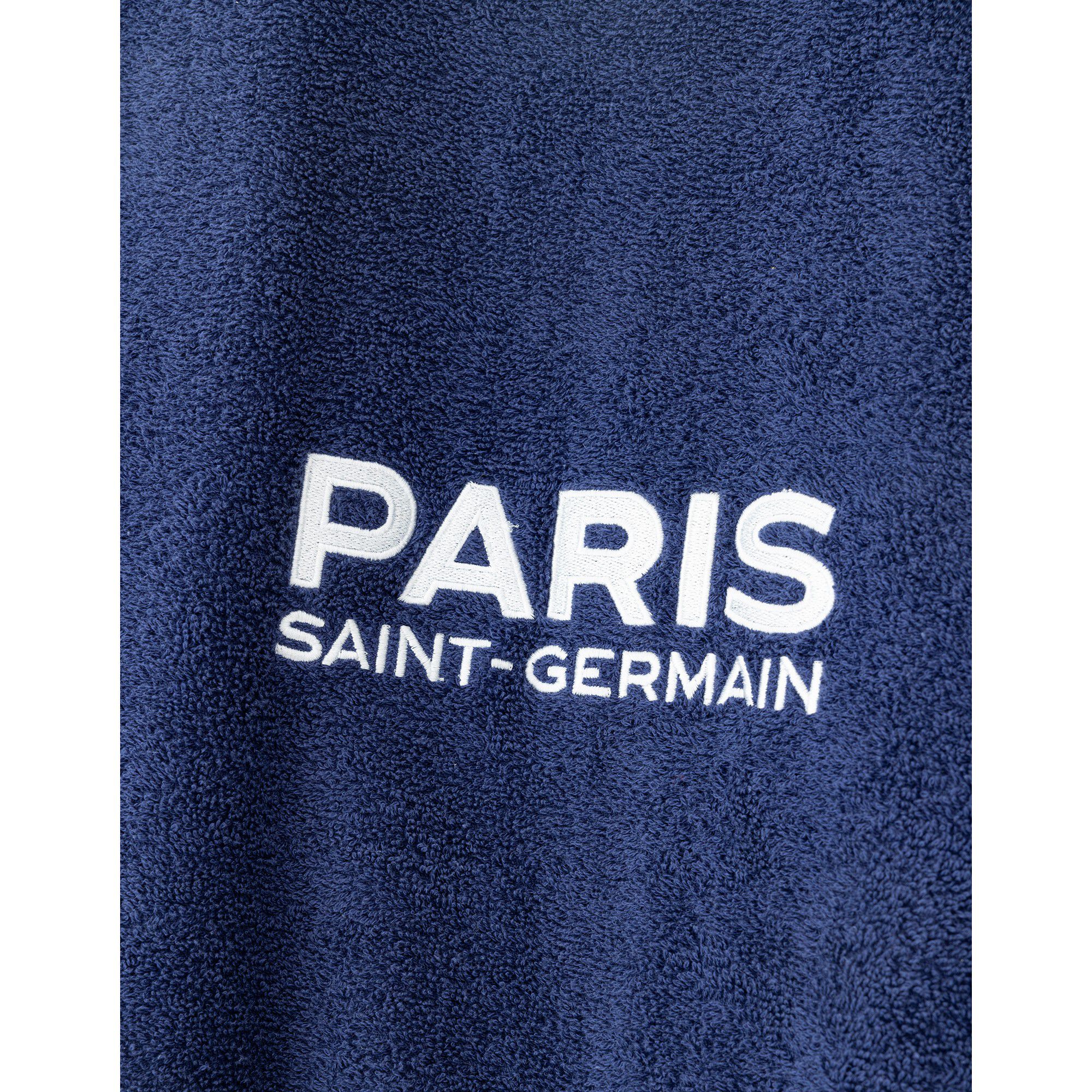Peignoir de bain adulte col kimono PSG personnalisable éponge