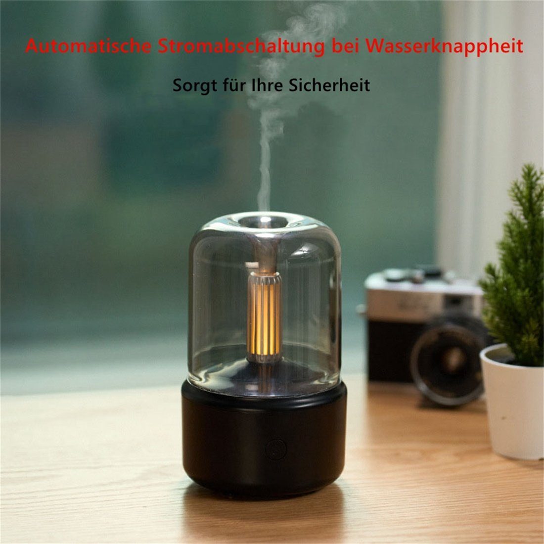 Atäsi Luftbefeuchter 180ml Aroma Diffuser,Luftbefeuchter Aroma Diffuser