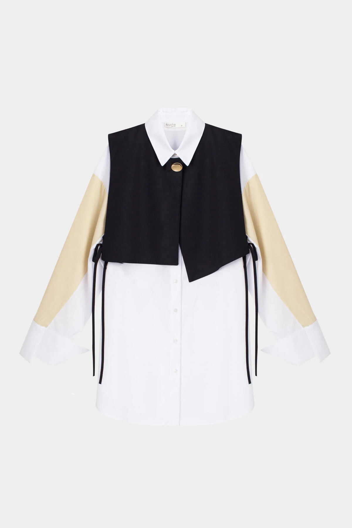 Touché Privé  Hemd - Weiß - Oversized