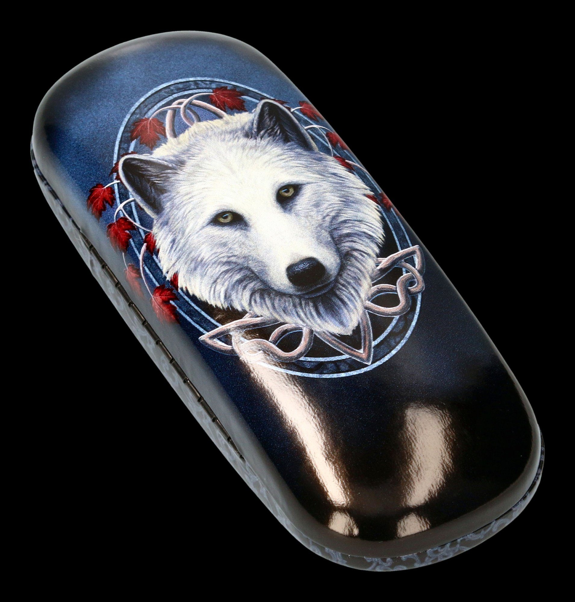 Figuren Shop GmbH Brillenetui Brillenetui mit Wolf - Guardian of the Fall - Fantasy Lisa Parker