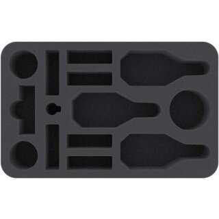 50mm Half-Size Schaumstoff für Dropfleet Commander - Scourge Kreuzer und Fregatten + Dose für Schadensmarker