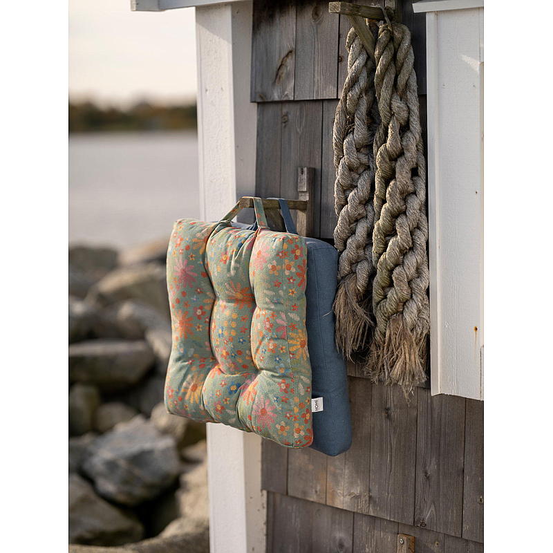 Home Sittepute 40x40x6 cm marineblå