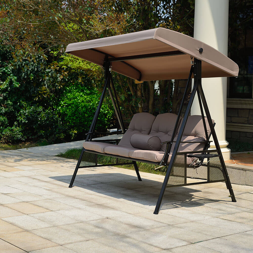 Home Deluxe Hollywoodschaukel DESCANSO Beige