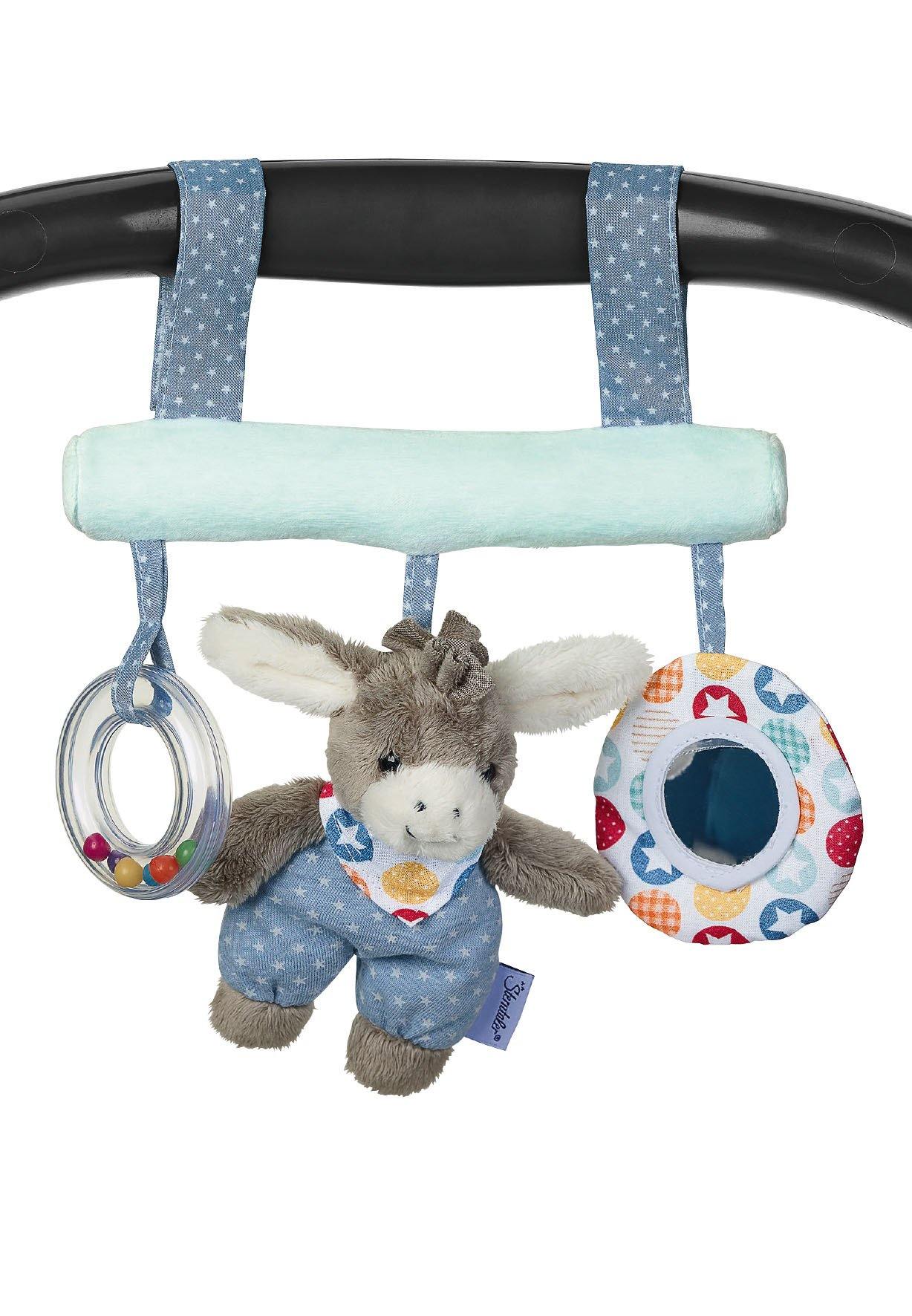 Spielzeug z. Aufhängen Esel Emmi in Blau, 26 cm
