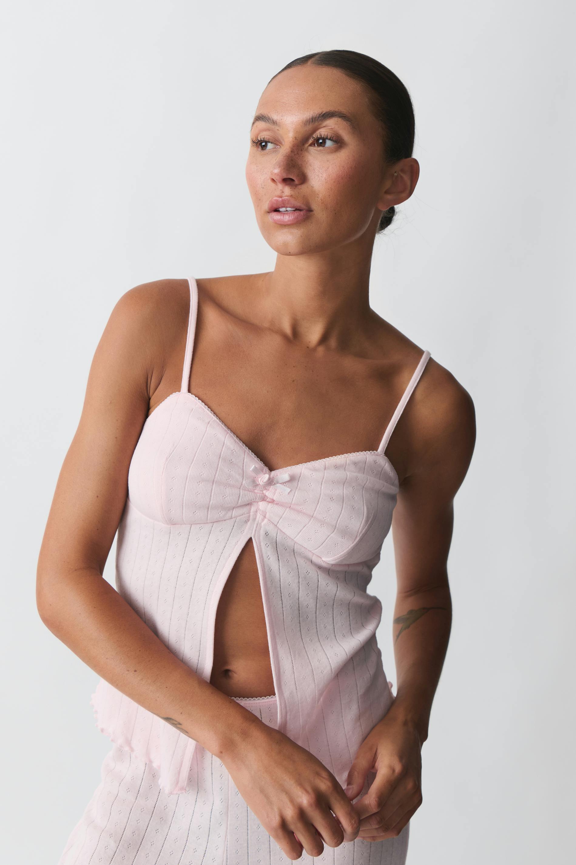 Pointelle singlet