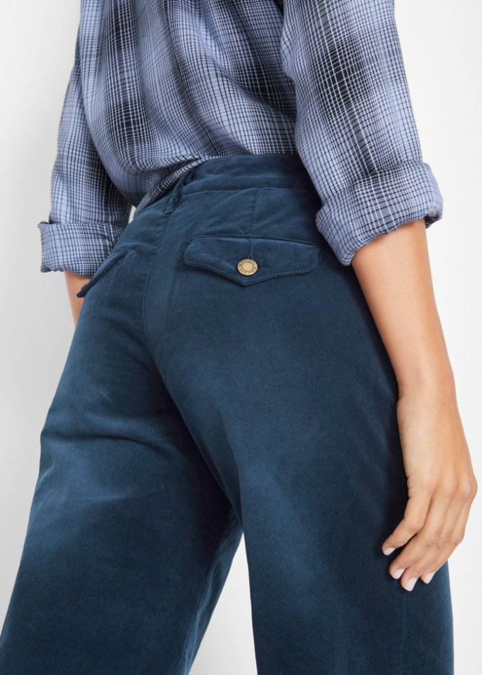 Stretch-Cordhose, Wide