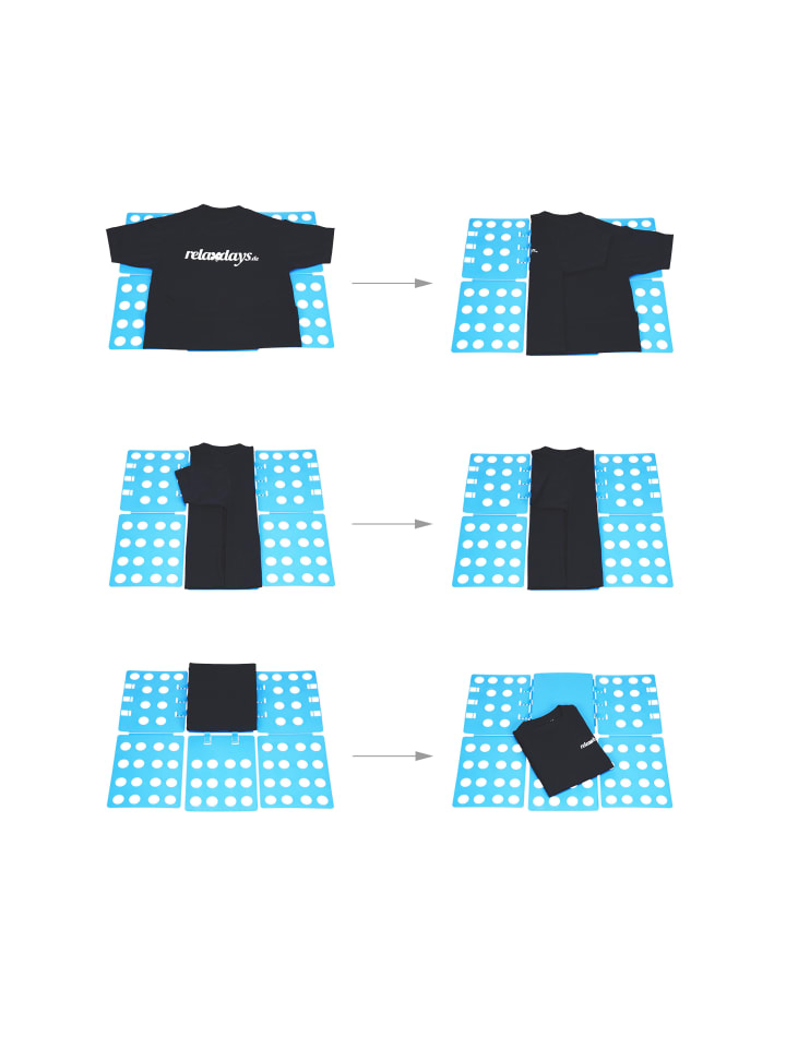 relaxdays Faltbrett in Blau günstig kaufen onesize