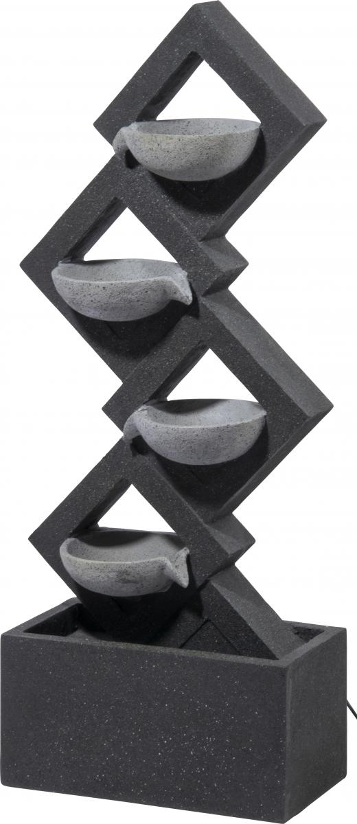 dobar Großer Design-Gartenbrunnen mit 4 Wasserschalen
