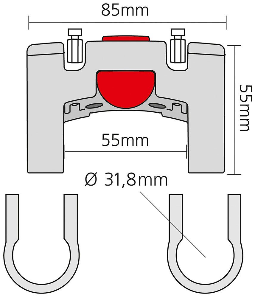 Rixen & Kaul - KLICKfix KLICKfix Lenkeradapter oversize kaufen | Bike-Discount