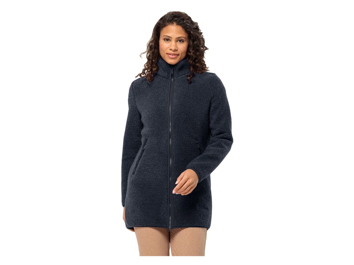 Jack Wolfskin High Curl Coat Night Blue Damen Jacke