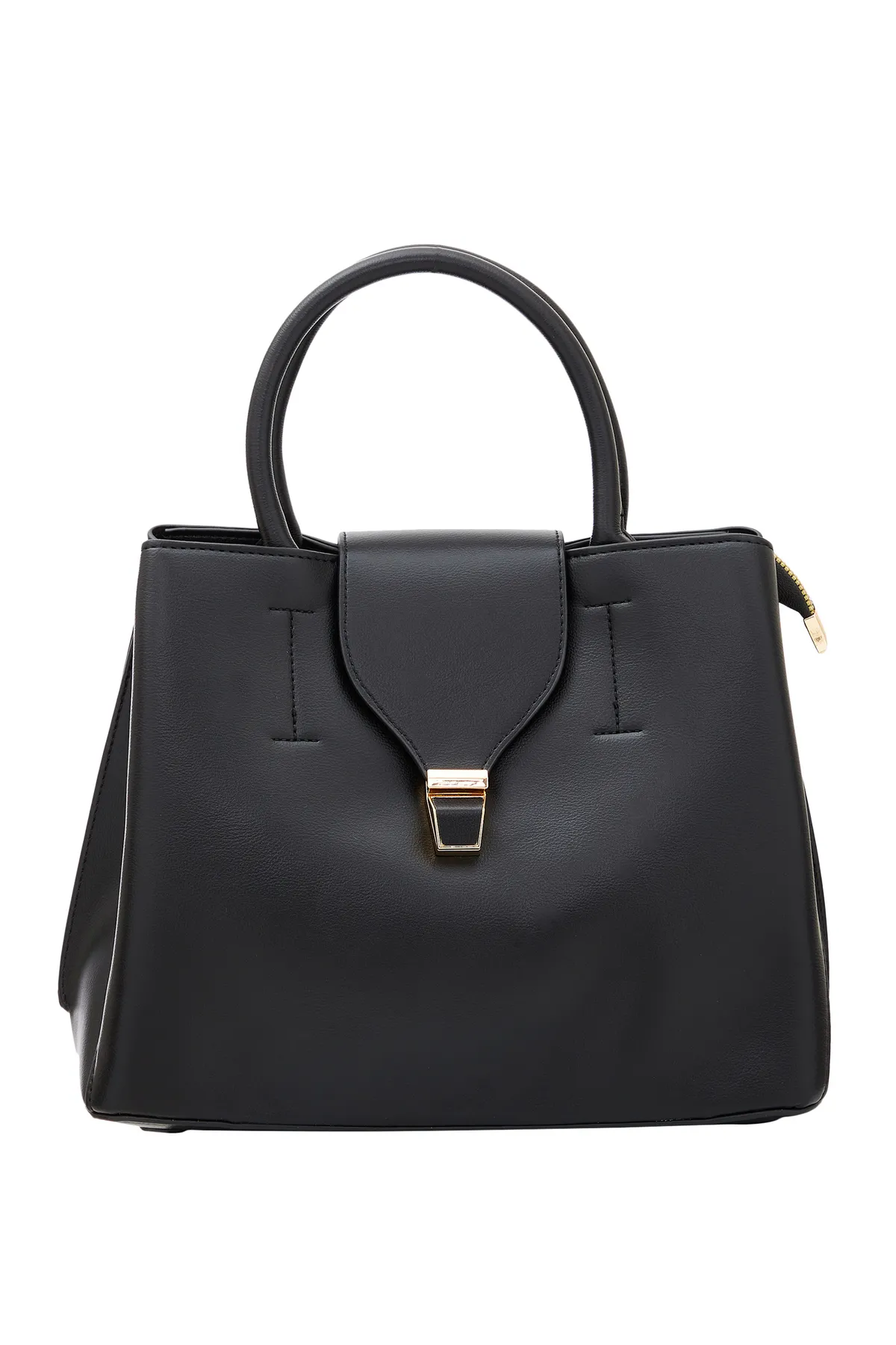 USHA  Handtasche - Schwarz - Unifarben