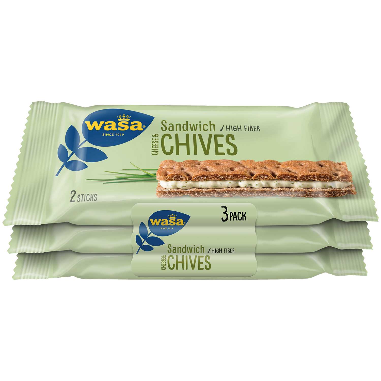 Wasa Sandwich Cheese & Chives 3er