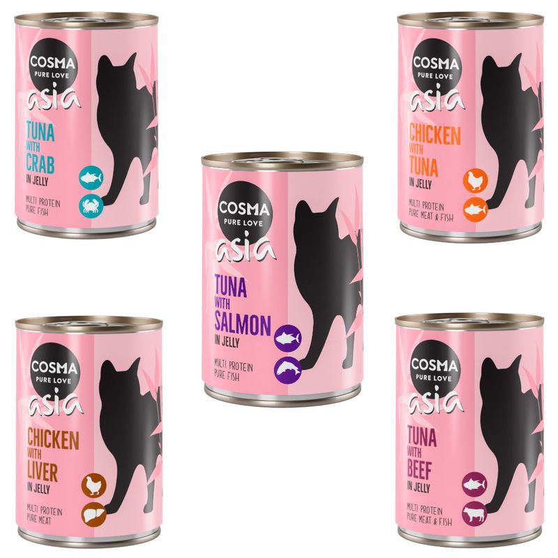 Sparpaket Cosma Asia in Jelly 12 x 400 g zu TOP-Preisen | bitiba