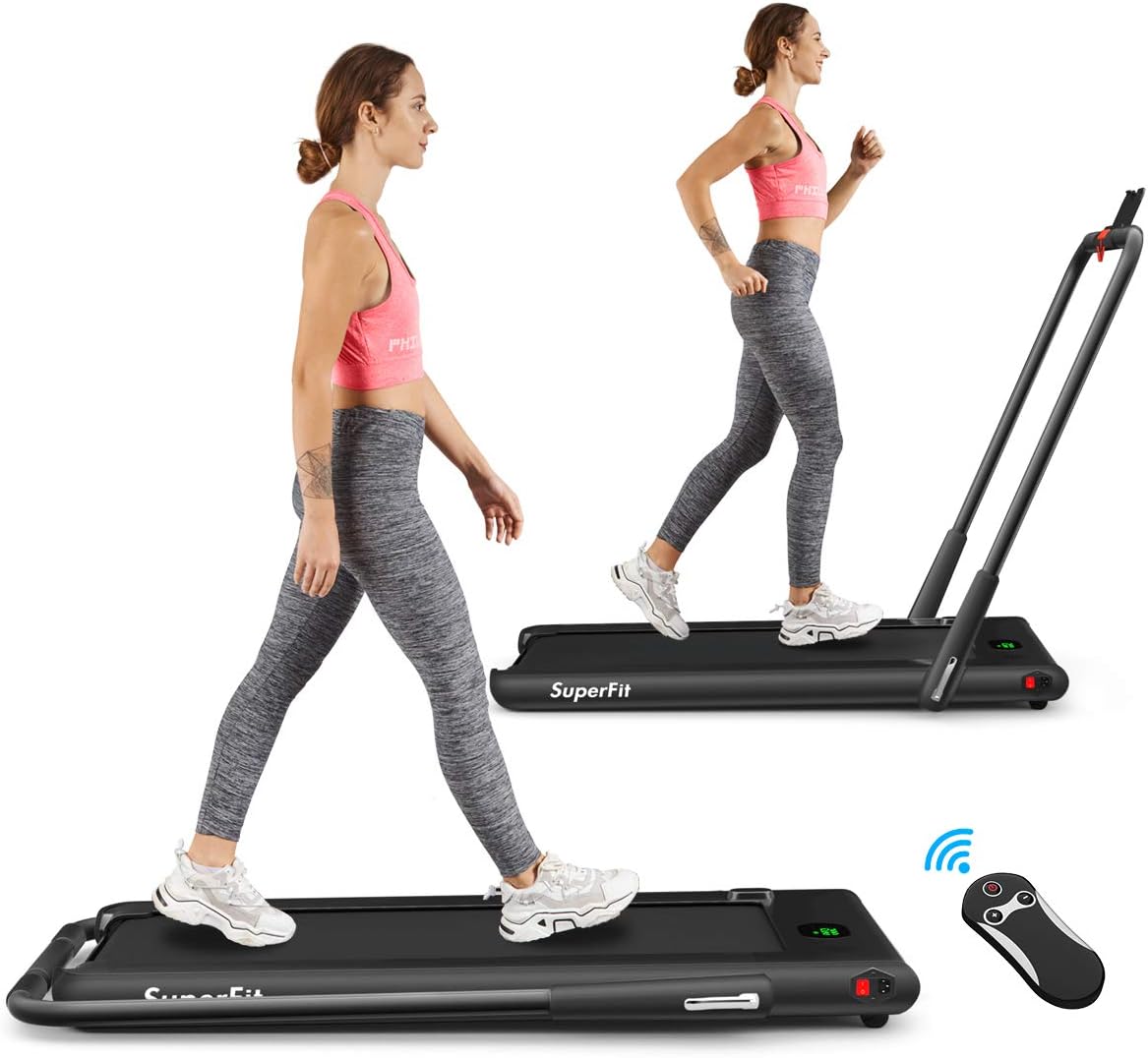 Costway 2 in 1 Laufband klappbar 2,25HP