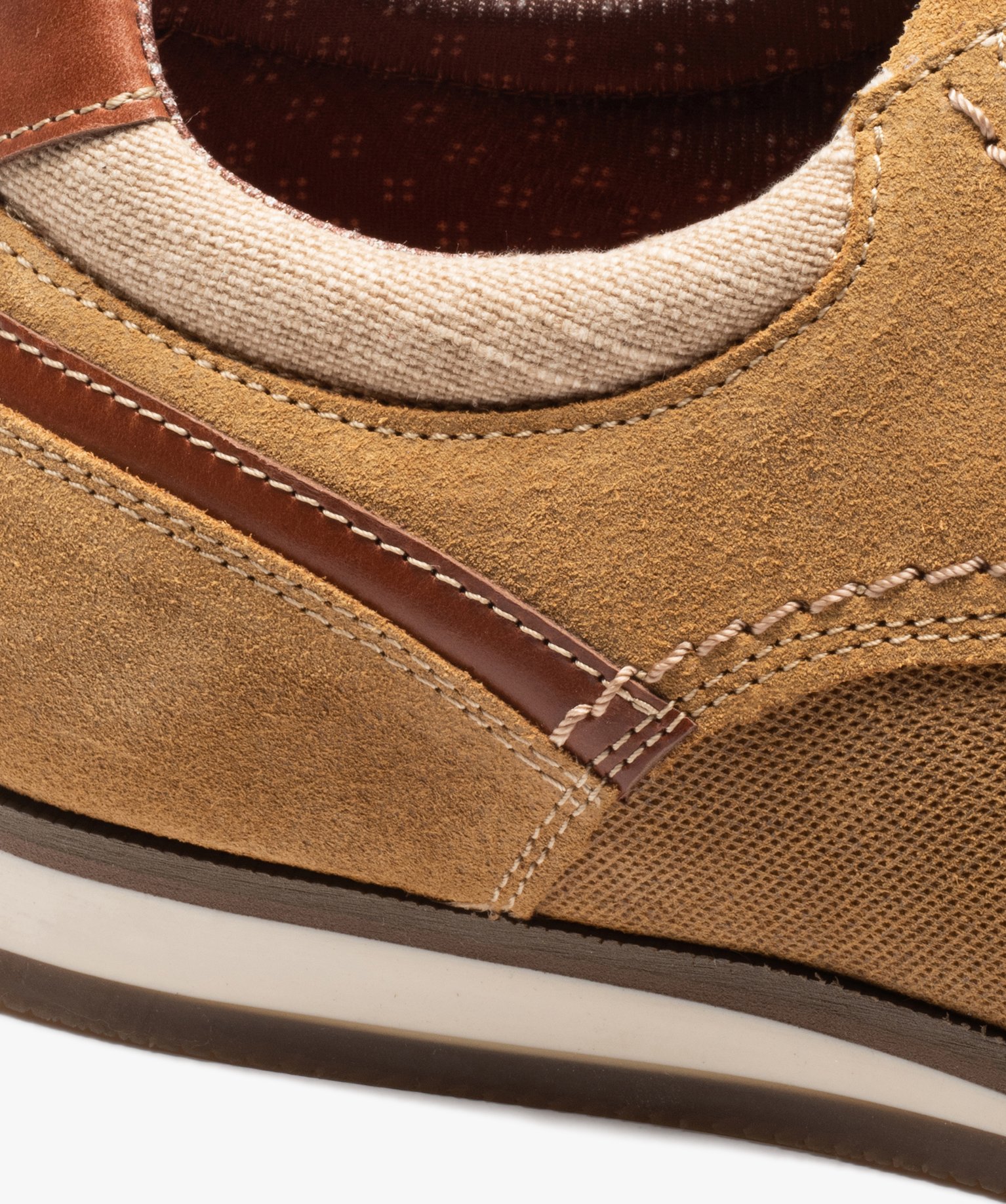 Derbies homme unis dessus cuir perforé - Tanéo beige | GEMO
