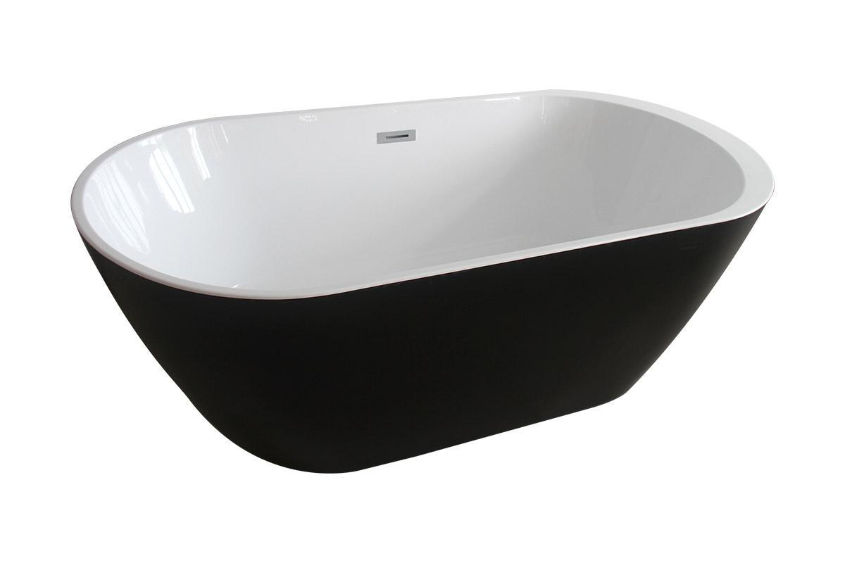Home Deluxe Freistehende Badewanne CODO BLACK EDITION