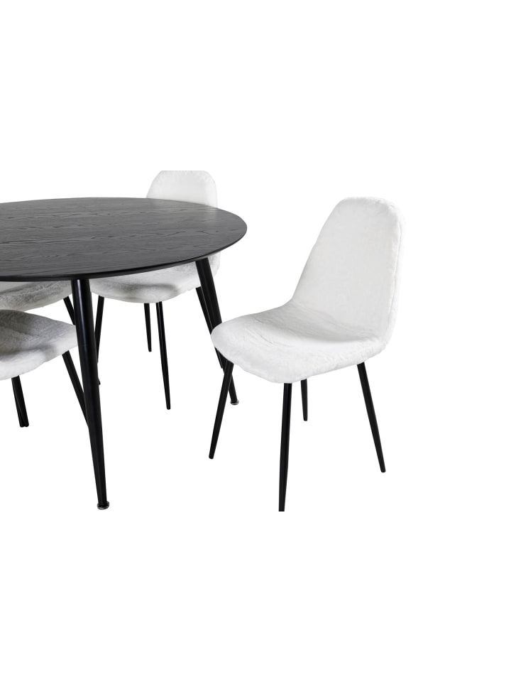 ebuy24 Essgruppe Dipp 13 (5-teilig) Weiß 115 x 115 cm günstig kaufen onesize