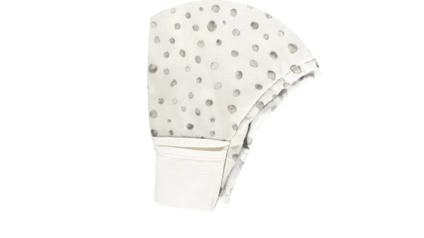 Alvi Sleep-Overall Aqua Dot weiß, grau