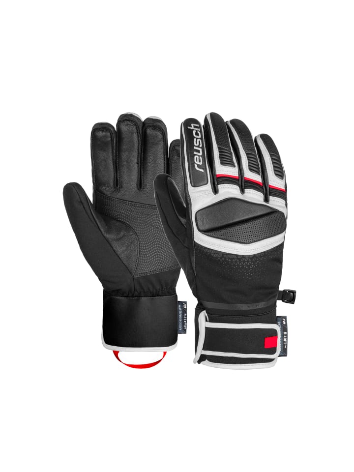 Reusch Fingerhandschuhe Mastery in 7745 black/white/fire red günstig kaufen