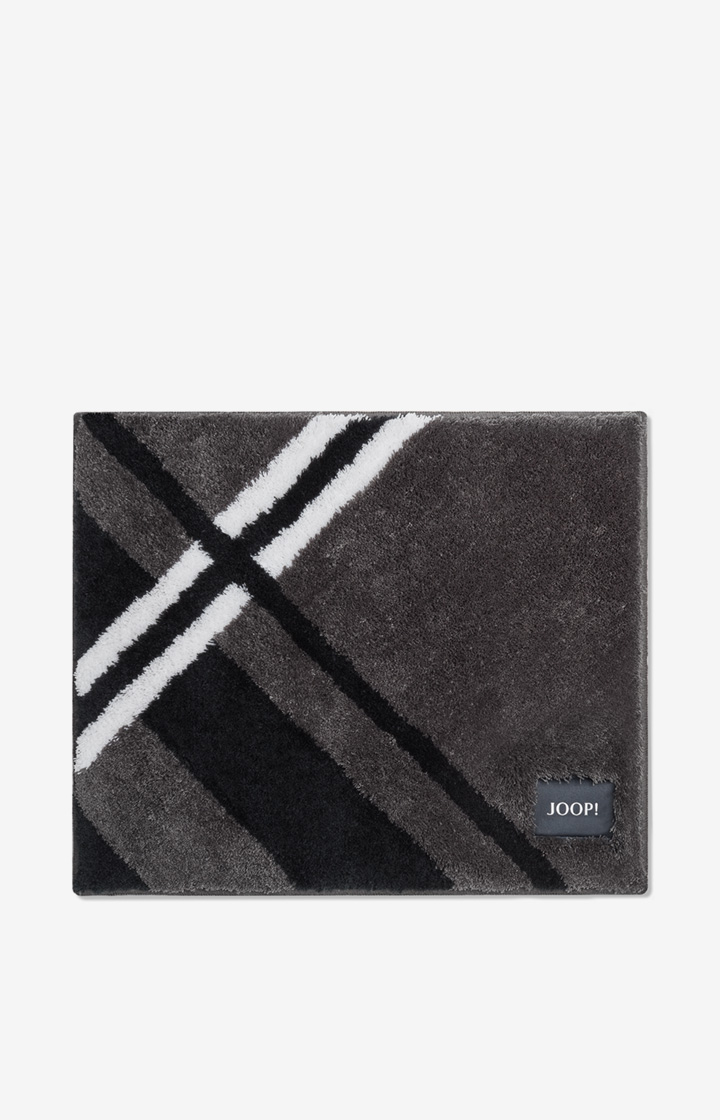 Badteppich JOOP! CHECKS in Kiesel, 50 x 60 cm