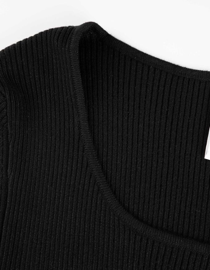Strickkleid - Puffärmel