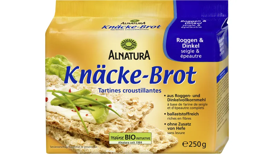 Alnatura Bio Knäckebrot Roggen & Dinkel 250 g