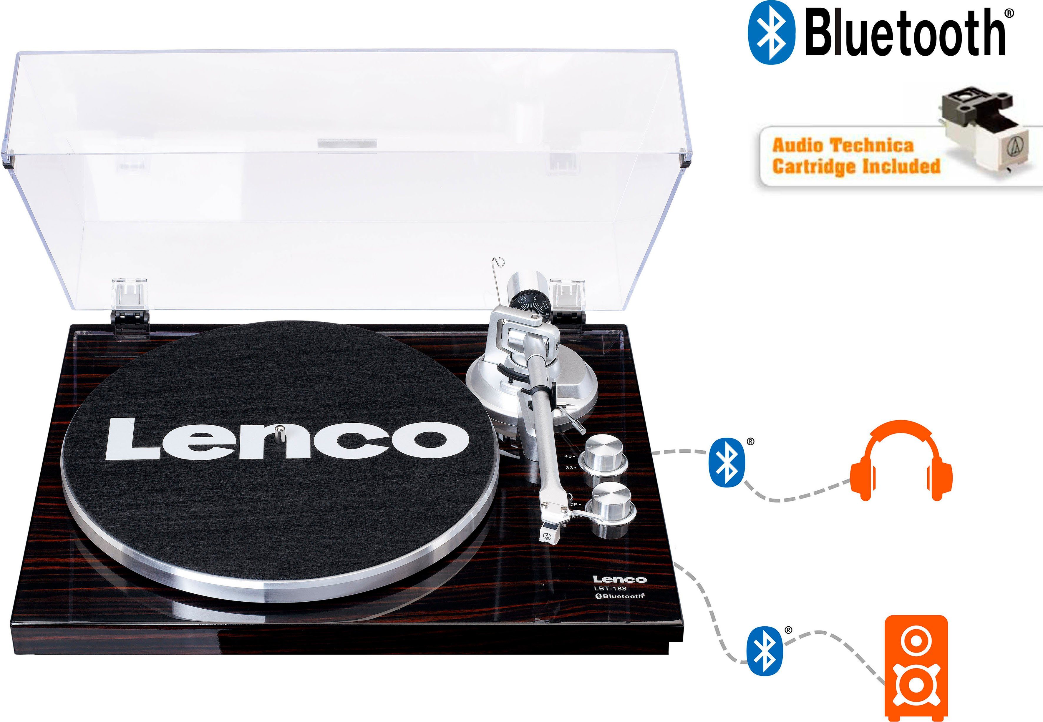 Lenco LBT-188 Plattenspieler (Bluetooth)