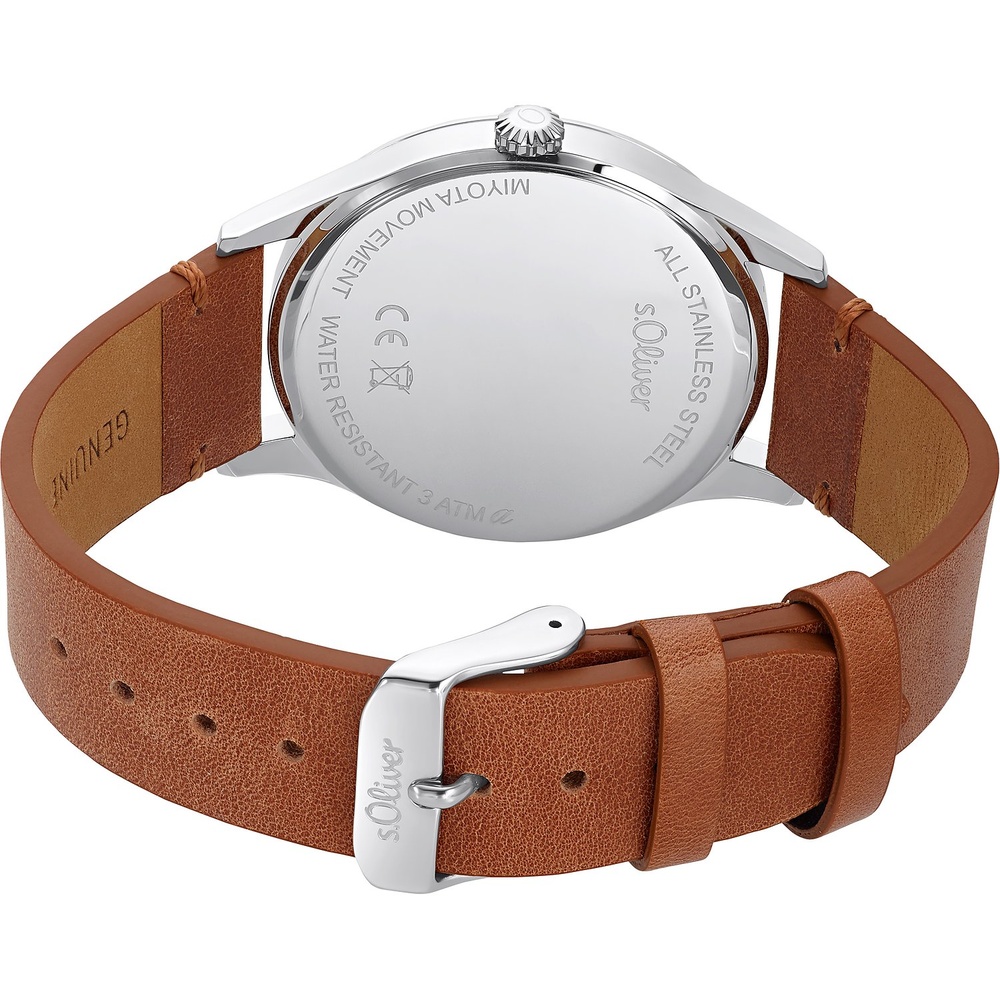 s.Oliver Montre pour hommes Acier inoxydable Montre