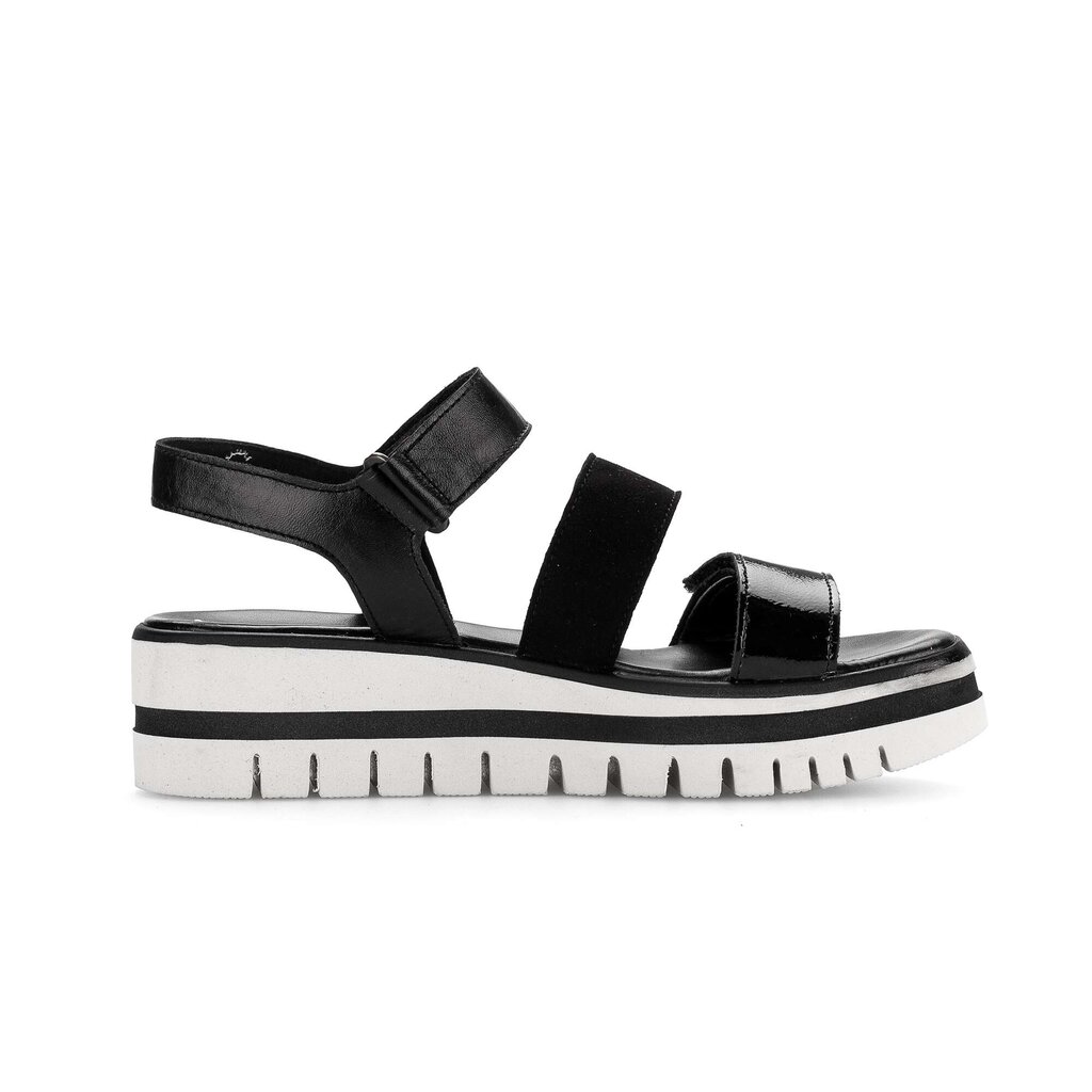 Gabor fashion Plateau Sandale schwarz