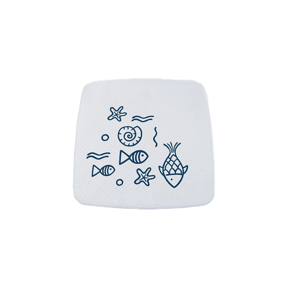 Ridder Duscheinlage Neptun ca. 54x54 cm, blau, 100% TPE