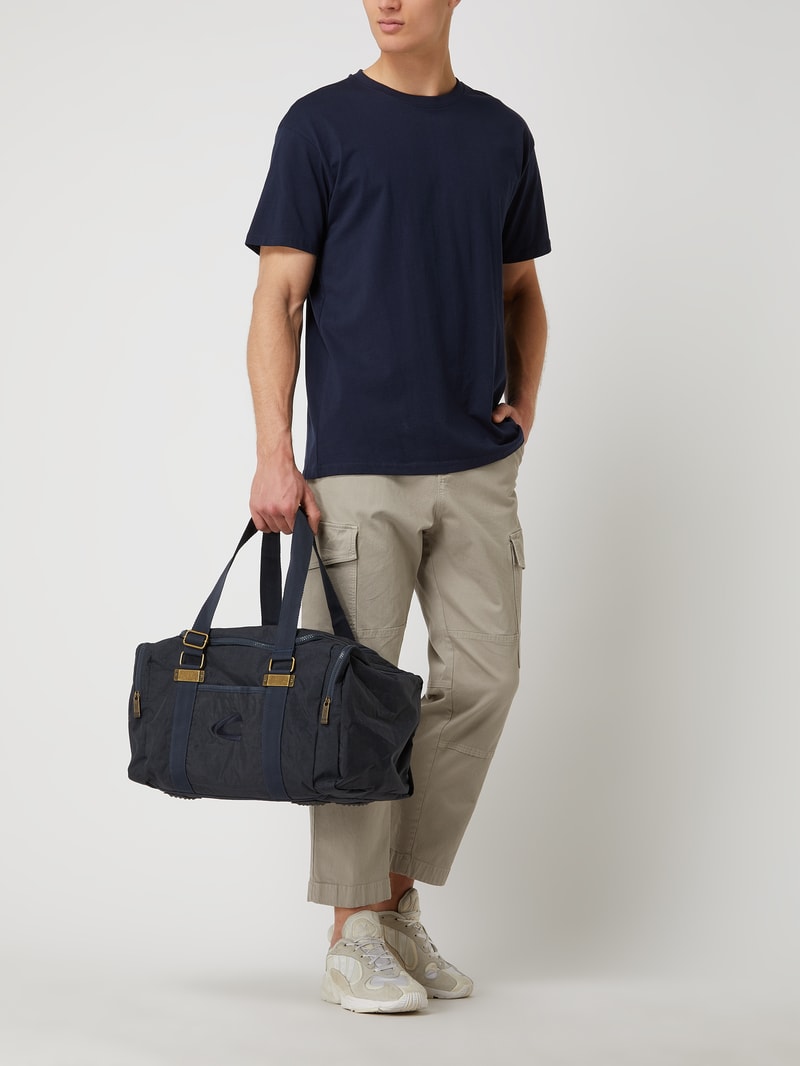 Weekender mit Logo in dunkelblau