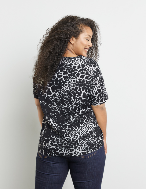 Blusenshirt mit kurzem Arm