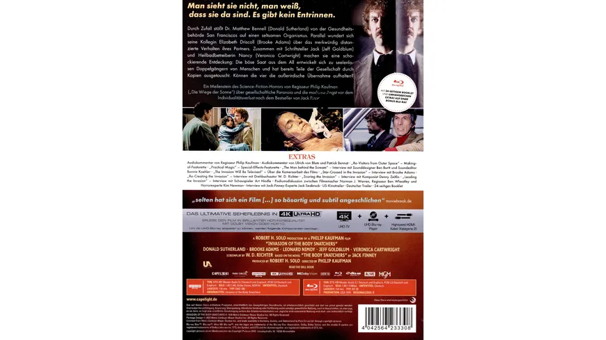 Die Körperfresser kommen - 3-Disc Limited Collector's Edition im Mediabook (UHD-Blu-ray + Blu-ray)