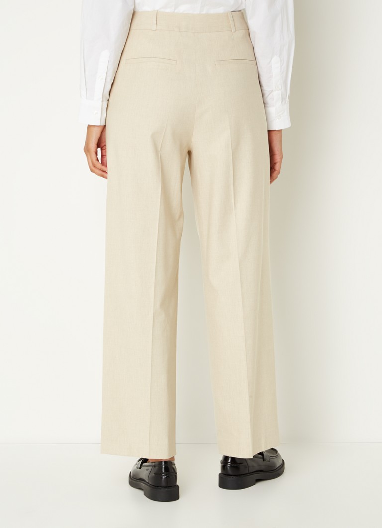 Pantaloni largi Jona de la Ba&sh, cu imprimeu melanj.