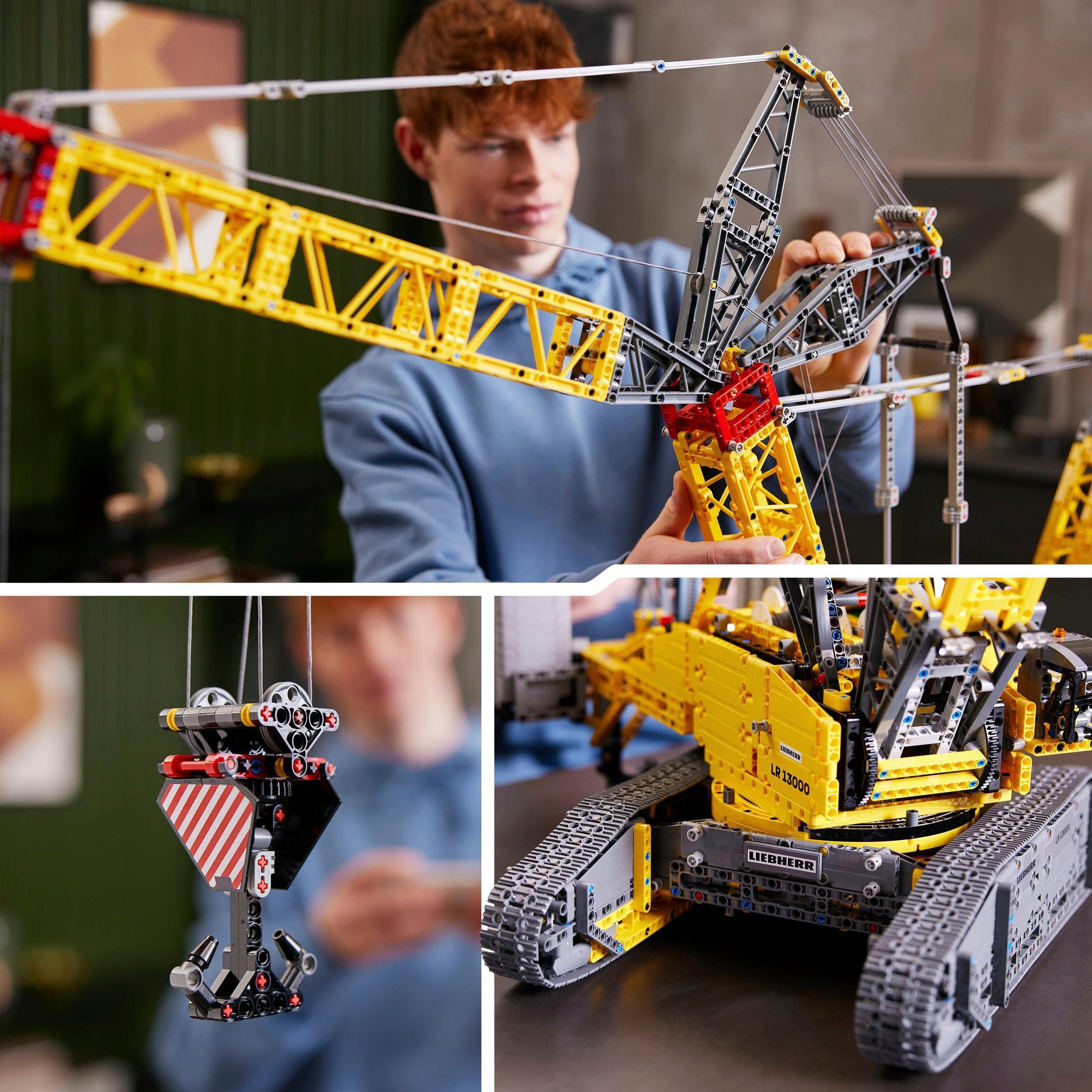 LEGO® Konstruktionsspielsteine Liebherr LR 13000 Raupenkran (42146), LEGO® Technic, (2883 St), Made in Europe