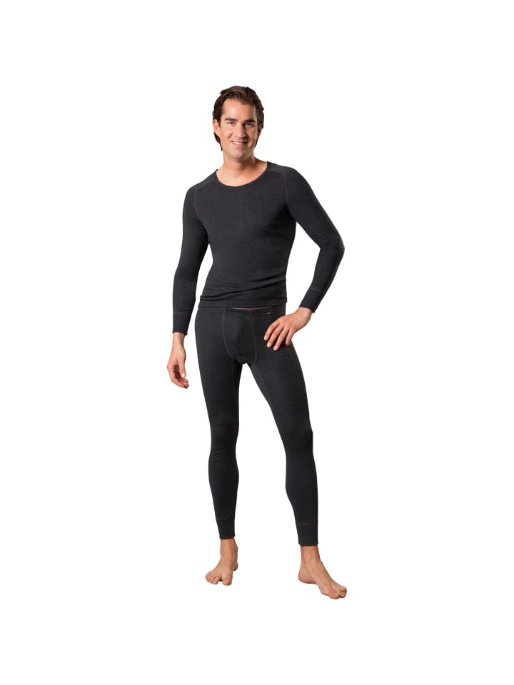 Con-ta Thermo, Baumwolle, Feinripp Thermo-Unterhose, lang in schwarz günstig kaufen