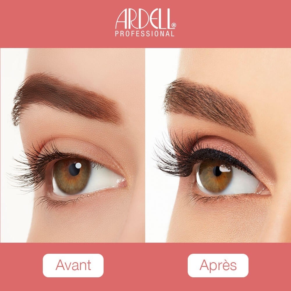 Kit di ciglia finte magnetiche Ardell con eyeliner in gel nero (2 g) Wispies