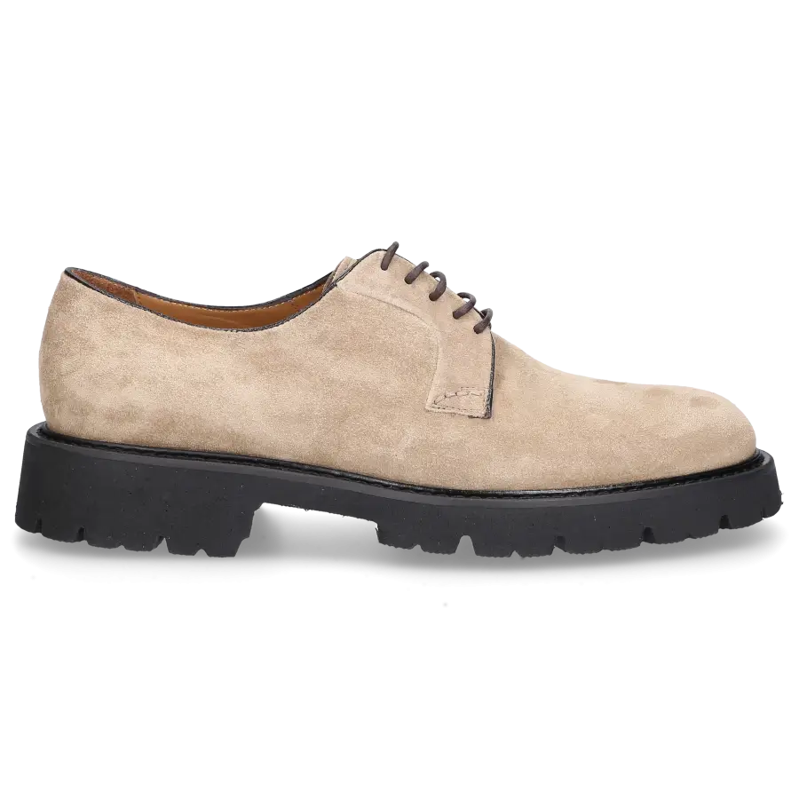 EN AVANT - Schnürschuhe 470-01 Veloursleder - beige