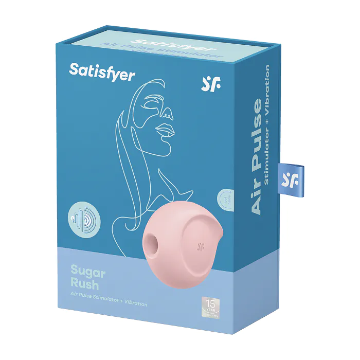 „Satisfyer Sugar Rush Rose“ intymios higienos masažuoklis