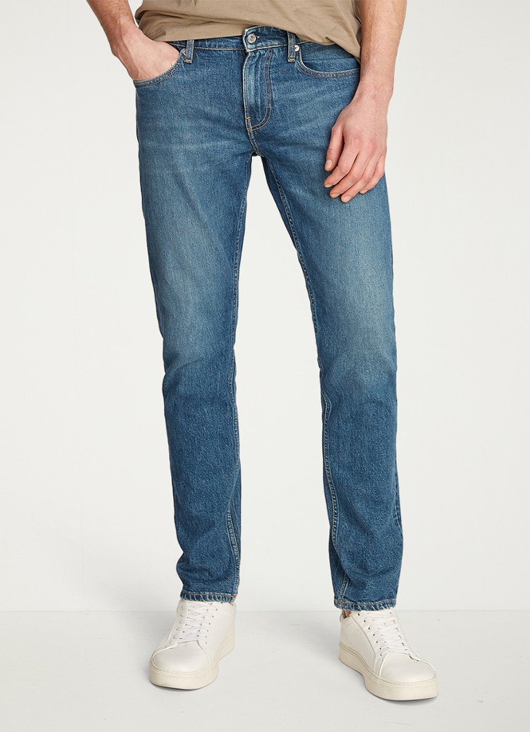 Jeansy Calvin Klein slim-fit, średnie pranie